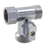 FADO прохідний латунний кран 1/2″×3/4″×1/2″ KZ55 зовнішнє та внутрішнє з'єднання