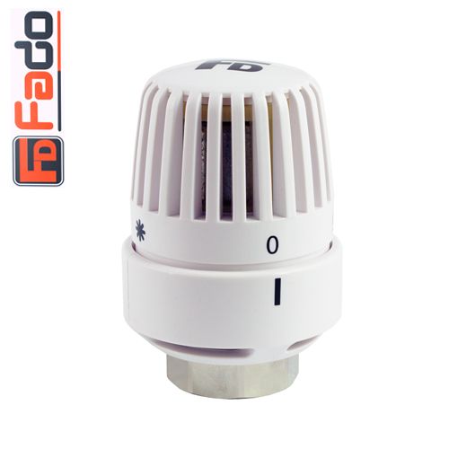 FADO радіаторна термоголовка M30×1.5 TG01, рідинний вбудований датчик, діапазон 6–28 °C
